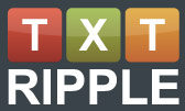 Text Ripple Logo